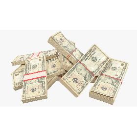 3D model Bunch of Money V6